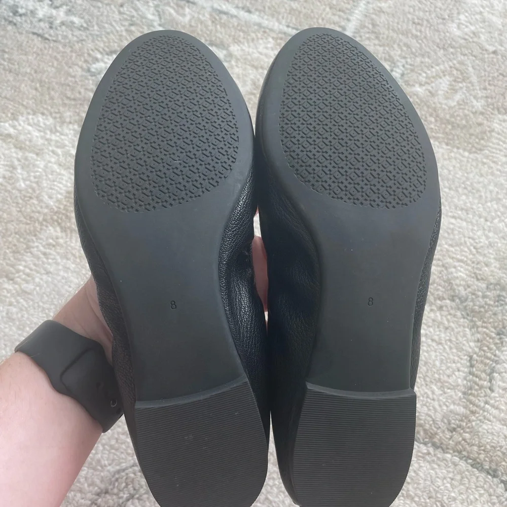 Tory Burch Allie Ballet Black Flats size 8 - Picture 4 of 5